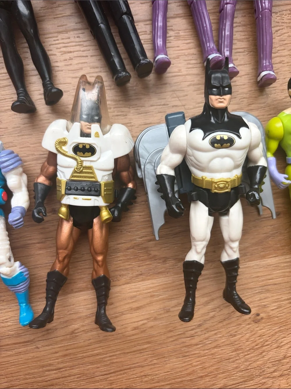 Vintage 1989 DC Comics Action Figure Lot of 10 Batman Superman Joker Robin Toy